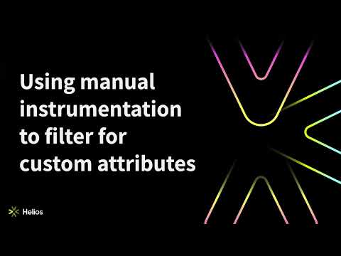 Manual instrumentation in Helios