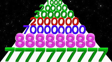 Number Stack vs Long Neck Run - Level Up Number (ASMR, Max Level) New Update