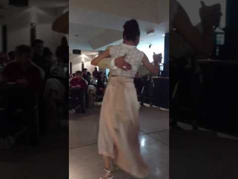 Hugo Páez y Gabriela Díaz, Azar exhibición en Asociación San Rafael Tango
