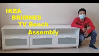 IKEA BRIMNES TV Bench Assembly