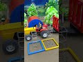 😱 Diy Real Working Mini Tractor Making Cement Pillar | Amazing Diy Construction Machine 🚜 #shorts