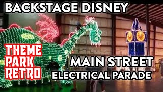 Backstage Disney The Main Street Electrical Parade #disneyland #disney