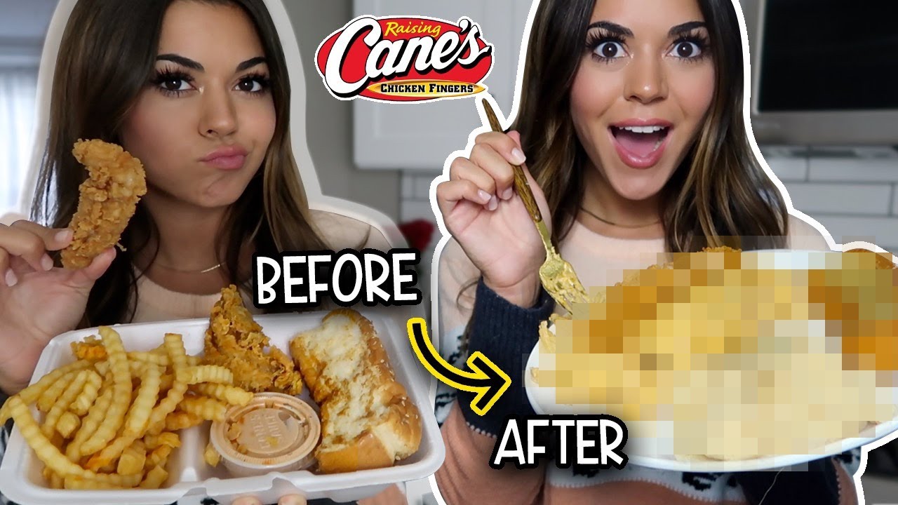 Turning a Raising Canes Meal into a PASTA DISH YouTube