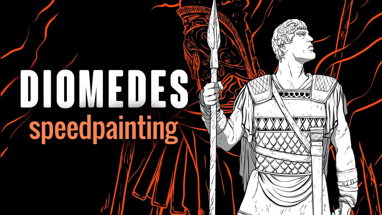 SPEEDPAINTING: Diomedes de la mitología griega.