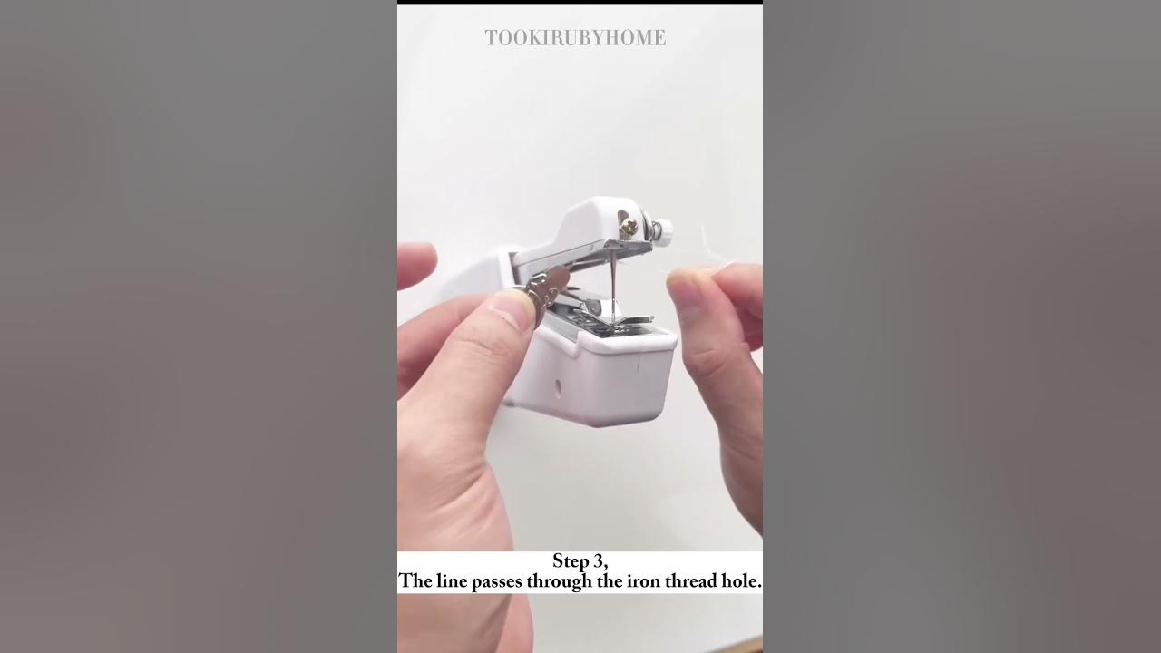 How to use the mini sewing machine YouTube