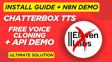 Clone Voices with ChatterBox TTS: Full setup & n8n API usage for your automations!