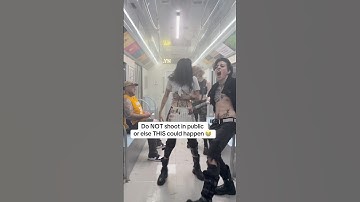 Filming in public gone wrong DO NOT TRY THIS 😭 (stranger goes crazy) #emo #music #rockmusic