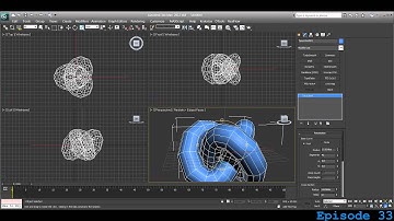3d Studio Max 132 -  Creating Torus Knot
