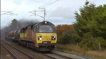 RHTT North West, October 2025, featuring 70801/70806/70809 and 56094. 