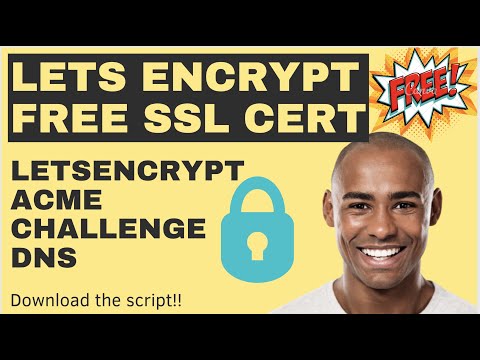 letsencrypt acme challenge dns script