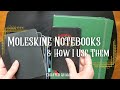 Carnets moleskine et comment je les utilise