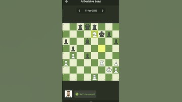 11th April 2025 dailychesschallenge #chess #games #checkmate #chesscom #puzzle #chessgame #trending