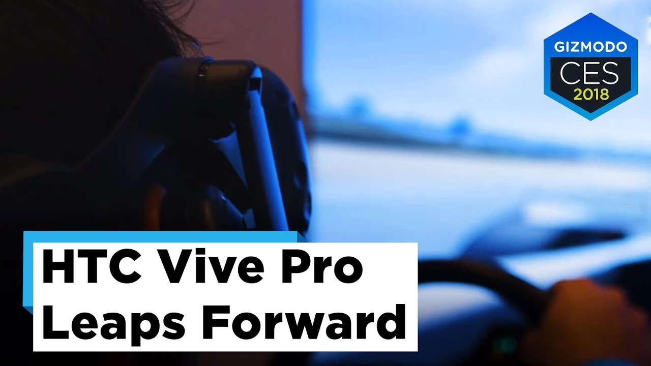 New HTC Vive Pushes VR Boundaries | CES 2018