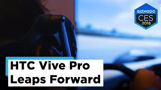 New HTC Vive Pushes VR Boundaries | CES 2018