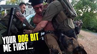 He Bit a Police K-9 at a Drug Raid He Had Nothing to Do With! | Full Bodycam