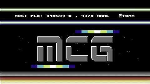 Madonna Cracking Group (MCG) Intro 05 ! Commodore 64 (C64)