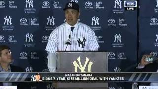 Masahiro Tanakas First Words As A Member Of The New York Yankees