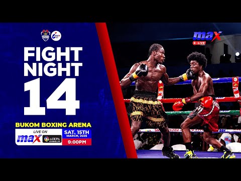 Live | Bel 7 Star Ghana Professional Boxing League | Fight Night 14 | Season 3