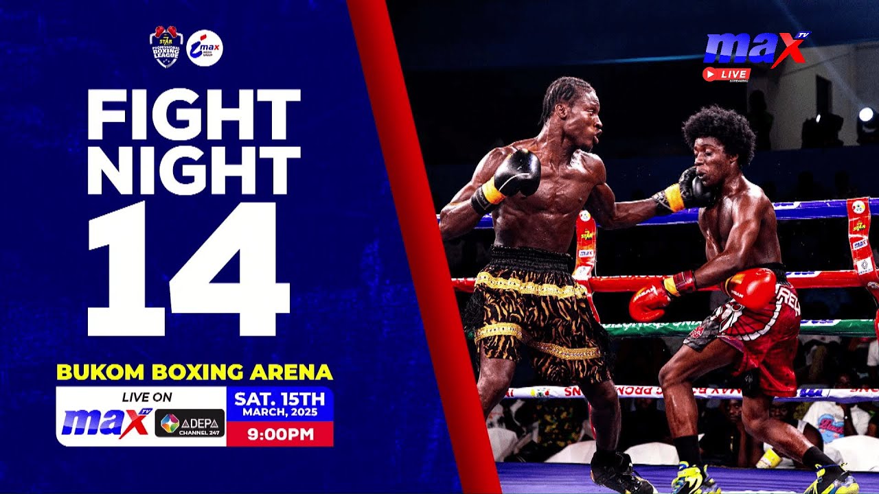 Live | Bel 7 Star Ghana Professional Boxing League | Fight Night 14 | Season 3