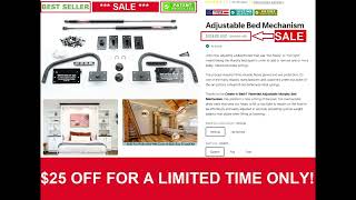Sale - For A Limited Time Only, Save 25 Off Our Best Selling Create-A-Bed Adjustable Bed Mechanism