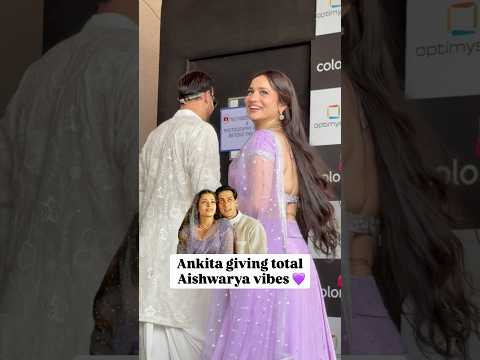 Ankita Recreates Aishwarya’s Look💜😍 #ankitalokhande #aishwaryarai #humdildechukesanam #bollywood