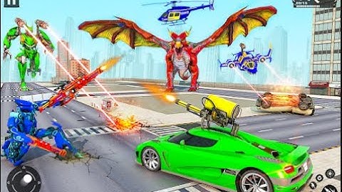 Grand Bus Robot Car Transform - Robot Shooting Game - Android GamePlay | Walk through a Game