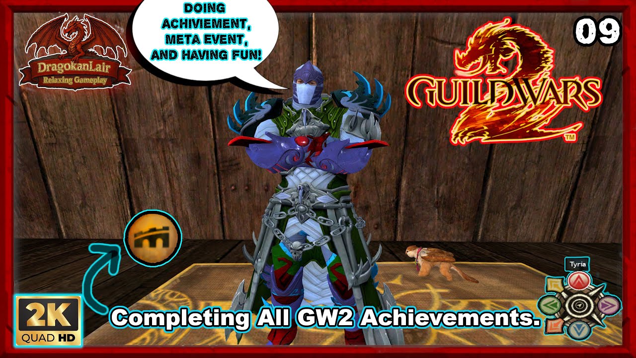 My journey in GW2 continue! Completing All GW2 Achievements Open World PvE. Stream N. 377