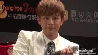 20120922 SEVEN 記者會 대만 1