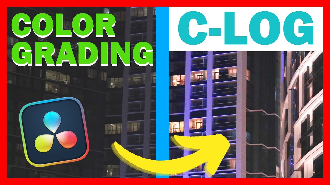 COLOR GRADING di VIDEO in C-LOG (Canon Log) in modo SEMPLICE e ...