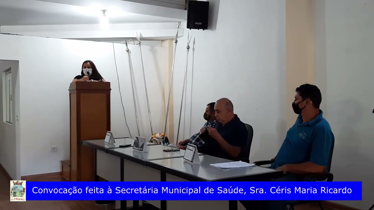 Convocação da Secretária Municipal de Saúde, Céris Maria Ricardo