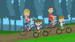 Велосипед | КОТИК НОТИК Детские песни / мультики о транспорте