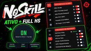 Saiu! PAINEL NOSKILL! PAINEL FULL HS MUITO BOM ANDROID E IPHONE!! PAINEL ATUALIZADO! ☠️🔥