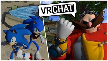 SONIC AND BOOM SONIC VS BOOM EGGMAN IN VR CHAT