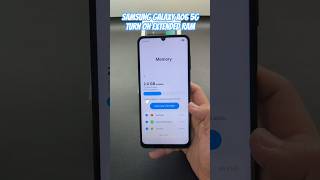 Samsung Galaxy A06 5GTurn on Extended ram Samsung Galaxy A06 5GTurn on Extended ram