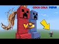 COCA COLA VS PEPSİ CREEPER ŞANS BLOKLARI - Minecraft