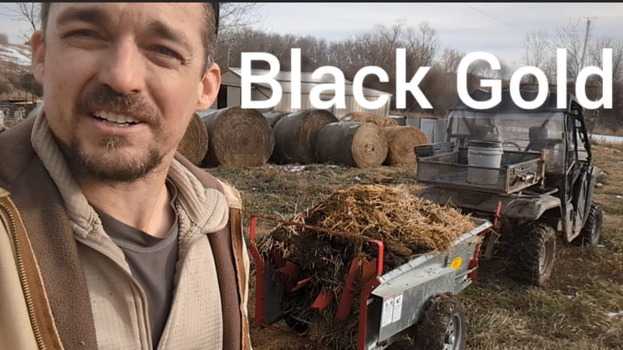 Composting Manure and Mini Manure Spreader