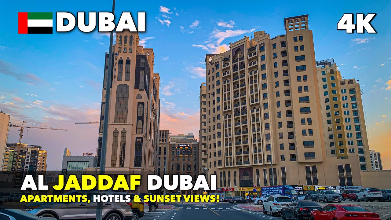 🇦🇪This is Al Jaddaf Dubai’s Hottest New Spot – Apartments, Hotels, and Sunset Views!