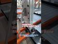 Integrated trolley-mobile base of mobile cantilever racking#rack #warehouse #mobilerackingsystem