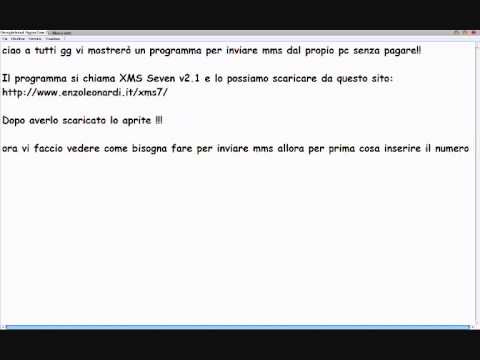 Video: Come Inviare Mms Dal Computer