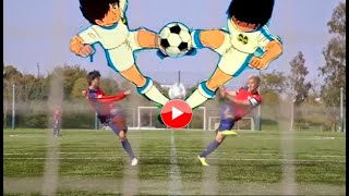 APARECE TIRO DE SUPER CAMPEONES EN LA VIDA REAL EN FUTBOL INGLES  - REAL LIFE