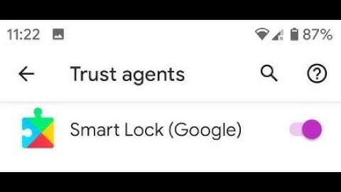 How To Turn On/Off Google Smart Lock