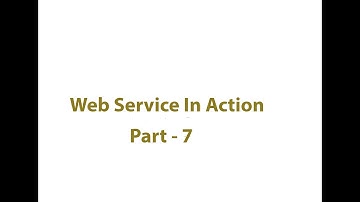 In this tutorial , i am going to discuss about  Web Service Lab.