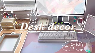 Cozy Desk decor🖥️: จัดโต๊ะทำงานด้วยงบหลักพัน ให้น่าทำงานมากยิ่งขึ้น (Unbox พร้อมพิกัด) | AkireRiika