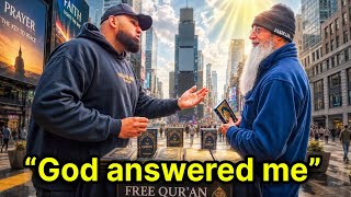 God Answers My Prayer Immediately | NYC STREET DAWAH With “The Warner”