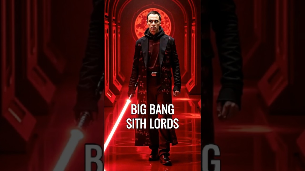 Big Bang Theory Cast Reimagined as Sith Lords: Star Wars Dark Side