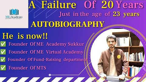 The failure of 20 years| sad but encouraging story| Asif Ali