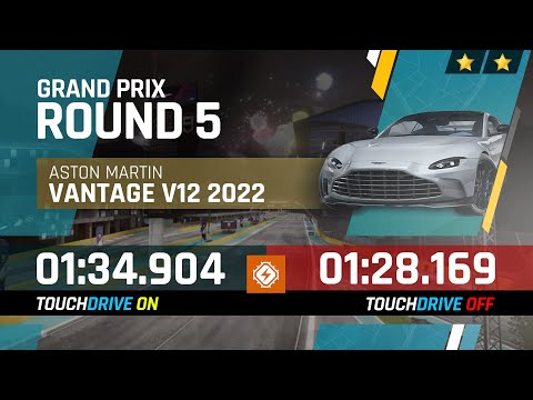 Aston Martin Vantage V12 2022 - GRAND PRIX Round 5 - 2⭐ Touchdrive \u0026 Manual OC Reference Laps