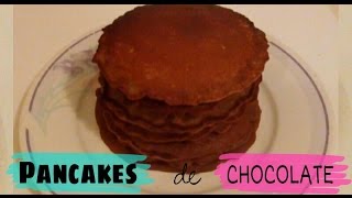 Como hacer PANCAKES De CHOCOLATE Receta ❥ - MartiTU
