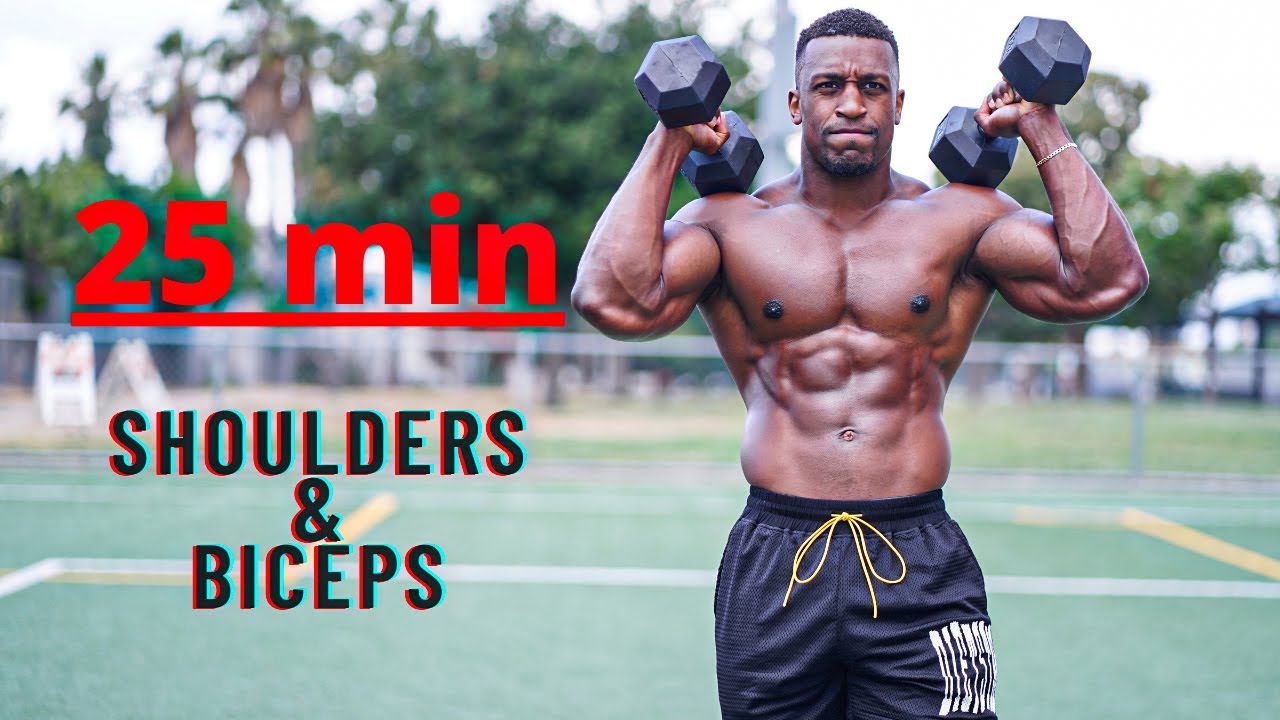 Arms and Shoulders TABATA - Intense Workout by Mykal L. - Skimble
