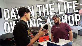 Day In The Life Owning a Sneaker Shop *Free Shoes & Buying Steals*